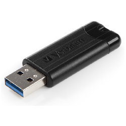 Clé USB VERBATIM 64Go PinStripe Noir
