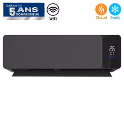 Climatiseur Biolux 18000 BTU Inverter Smart Chaud Froid - Noir