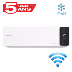 Climatiseur BIOLUX Tropicalisé Smart - Capacité: 12000 BTU - Mode: Froid - Gaz réfrigérant: R410A - Afficheur LED - Superfici ...