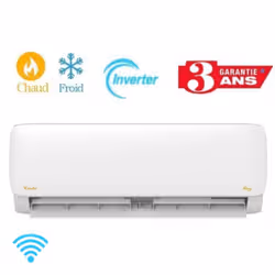 Climatiseur Condor 24000 BTU Inverter Tropicalisé Chaud & Froid Blanc