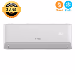 Climatiseur Fresh - Capacité : 18000 BTU - Mode : Chaud & Froid - Réfrigérant: R410a – Afficheur LED – Mode veille ÉCO – Bala ...