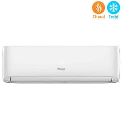 Climatiseur Hisense 18000 BTU Inverter Chaud & Froid Blanc AS-18UW4SXATU06B