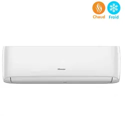 Climatiseur Hisense 18000 BTU Inverter Chaud & Froid Blanc AS-18UW4SXATU06B