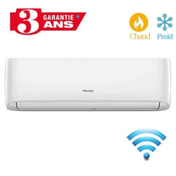 Climatiseur Réversible Hisense 18000 BTU Inverter AS-18UW4S - Chaleur & Fraîcheur