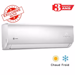 Climatiseur TRANE - Capacité: 12000 BTU - Mode: Chaud & Froid - Afficheur LED - Minuterie programmable 24 heures - Mode Nuit  ...