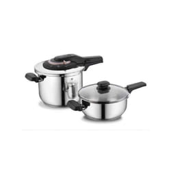 Cocotte 6L + Faitout 3L Korkmaz Vita Plus - Noir (A168)