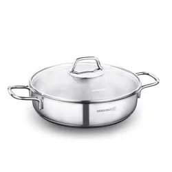 Cocotte Courte Korkmaz Perla 22cm Inox A1833