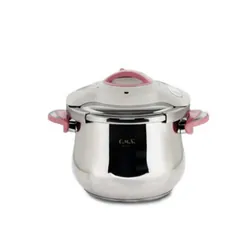 Cocotte Inox 18/10 Rose 7L Étanche et Résistante