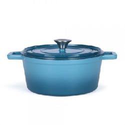 Cocotte Ronde LIVOO 4L - Bleu