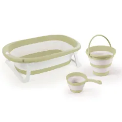 Coffret baignoire pliable vert - DOLU
