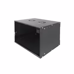 Coffret Réseau Mural CANOVATE 19" - Format du rack: 6U - Porte avant avec verre résistant aux chocs - Matériau Acier - Vitre  ...