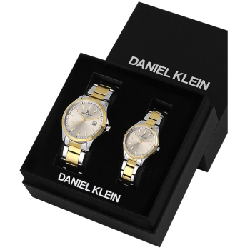 Coffret Couple DANIEL KLEIN DK-1-13575-4 - Silver & Gold