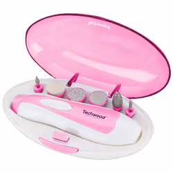 Coffret De 6 Pièces TECHWOOD- Râpe électrique rechargeable et trousse manucure pédicure - Utilisation: Sans Fil - Alimentatio ...