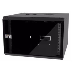 Coffret Réseau 7U 19'' prof 450 mm Avec porte avant vitré fixe
