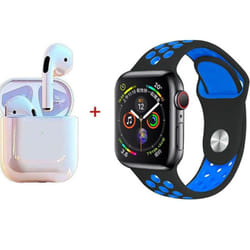 Coffret W26 PRO MAX Série 8 Montre Connectée + Airpods - Rose