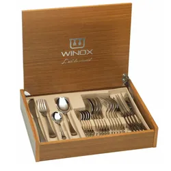 Coffret Winox en bois couvert de table série Jawhar 24 pièces