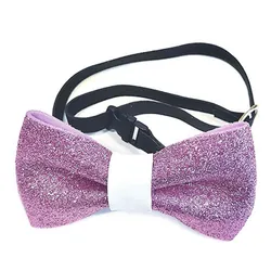 Collier Papillon Pailleté RECORD 10 cm - Rose