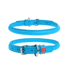CollierROND GALMOUR Pour Chien 33-41 Cm Bleu