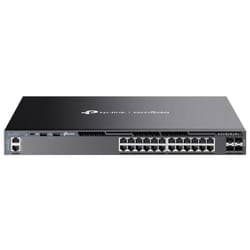 Commutateur Administrable L3 empilable Gigabit Omada TP-Link à 24 ports avec 4 emplacements 10G