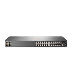 Commutateur Gigabit Ethernet 24 ports Aruba 2930F, 4 SFP+, Gris