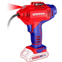 Compresseur Sans Fil Emtop ELAC2018 20V Rouge