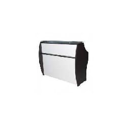 COMPTOIR VICTOR +1T DESSUS VITRE 140x120x70 cm SOTUFAB (BC0128)