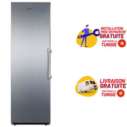 Congélateur Armoire Inox 271L Candy CFF1864XM/N - Réfrigérateur Familial