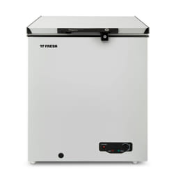 Congélateur coffre FRESH, Congélateur Horizontal, 190 Litres, Blanc Élégant, FDF-190
