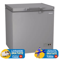 Congélateur Horizontal Focus FC2001X 200 Litres Defrost Silver