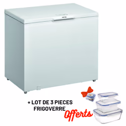 Congélateur Ignis - Réf : CEI 250 - Congélateur Ignis Blanc Classe énergétique: A+  - Volume utile total: 251 litres - Niveau ...