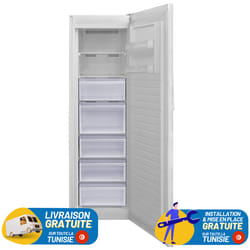 CONGÉLATEUR VERTICAL BIOLUX CV38XNF 278L / Blanc