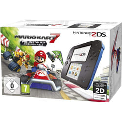 Console Nintendo 2DS - Noir & Bleu + Mario Kart 7