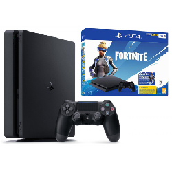 Pack Sony Console PS4 Slim 500 Go Noir + Fortnite