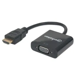 Convertisseur Manhattan HDMI Vers VGA 30Cm Noir