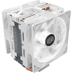 Cooler Master Hyper 212 LED Turbo White Edition Processeur Refroidisseur d'air 12 cm Argent, Blanc