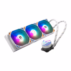 Cooler Master MasterLiquid 360L Core SF6 Luke Processeur Kit de refroidissement du liquide 12 cm Bleu, Orange, Blanc