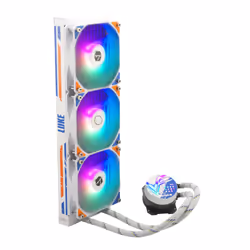 Cooler Master MasterLiquid 360L Core SF6 Luke Processeur Kit de refroidissement du liquide 12 cm Bleu, Orange, Blanc