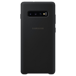 Coque arrière Silicone pour Samsung Galaxy S10+ - Noir