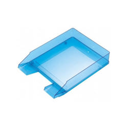 Corbeille à Courrier ARK 450 Transparent - Bleu