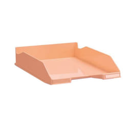 Corbeille à Courrier FAIBO Pleine Opaque - Orange Pastel (93P031)