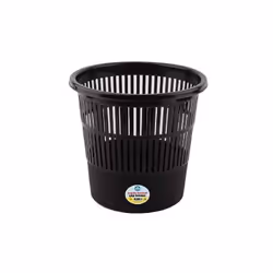 -Corbeille à papier - Capacité : 16 L - Panier perforé - Matériau : polypropylène recyclable - Hauteur : 30.5 cm - Diamètre : ...