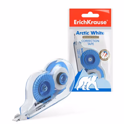 Correcteur à Ruban ERICHKRAUSE Extra 4.2mm x 5m Blanc arctique - idéal pour une correction précise et rapide du texte en lign ...