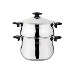 Couscousier Inox 18/10 Noir 7L - Cuisine Professionnelle