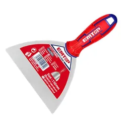 Couteau à Mastic 150mm Emtop EPTL15001 Rouge