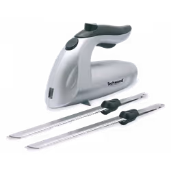 Couteau Électrique Techwood (TCE-009) - Couteau Électrique - Puissance : 150 W - 2 jeux de lames - Moteur puissant - Silencie ...