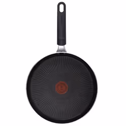 Crêpière TEFAL - Diamètre: 25 cm - Matériau: Aluminium - Revêtement anti-adhésif - Technologie Thermo-Signal - Cuisson saine  ...