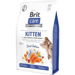 Croquettes BRIT Care Au Saumon Pour Chaton Sans Céréales Immunité & Digestion 2KG