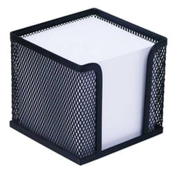 Cube À Papier Métal Noir