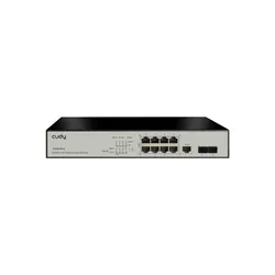 Cudy GS2008PS2 commutateur réseau Géré L2 Gigabit Ethernet (10/100/1000) Connexion Ethernet, supportant l'alimentation via ce port (PoE) Noir