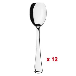 Cuillères à glace Winox Jawhar 12 pièces inox 18/10 - Étui résistant et durable.